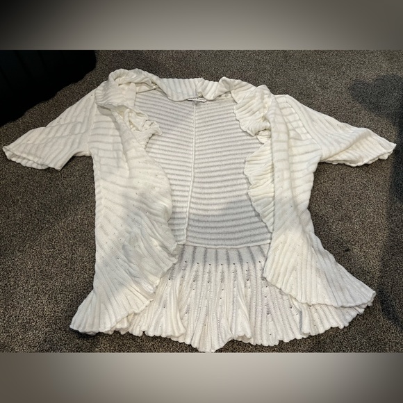 Bianca Nygard off white flowy cardigan - Picture 2 of 8